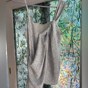 Express Blue and White Floral Camisole